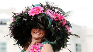 LOUISVILLE, KY - MAY 05: Lori Shelton poses in the paddock prior to the 138th running of the Kentucky Derby at Churchill Downs on May 5, 2012 in Louisville, Kentucky. (Photo by Elsa/Getty Images)